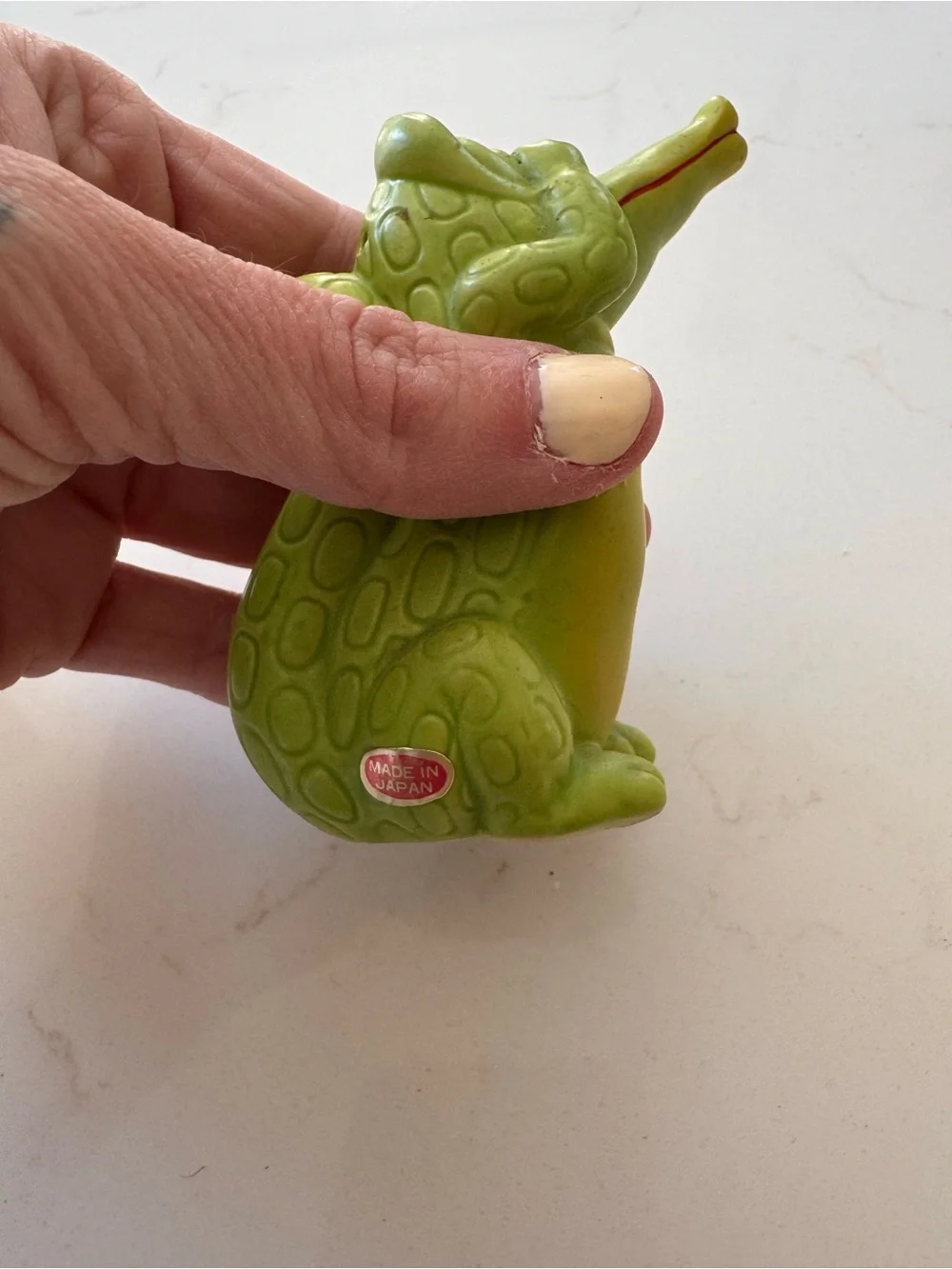 Vtg Alligator Salt and Pepper Shakers